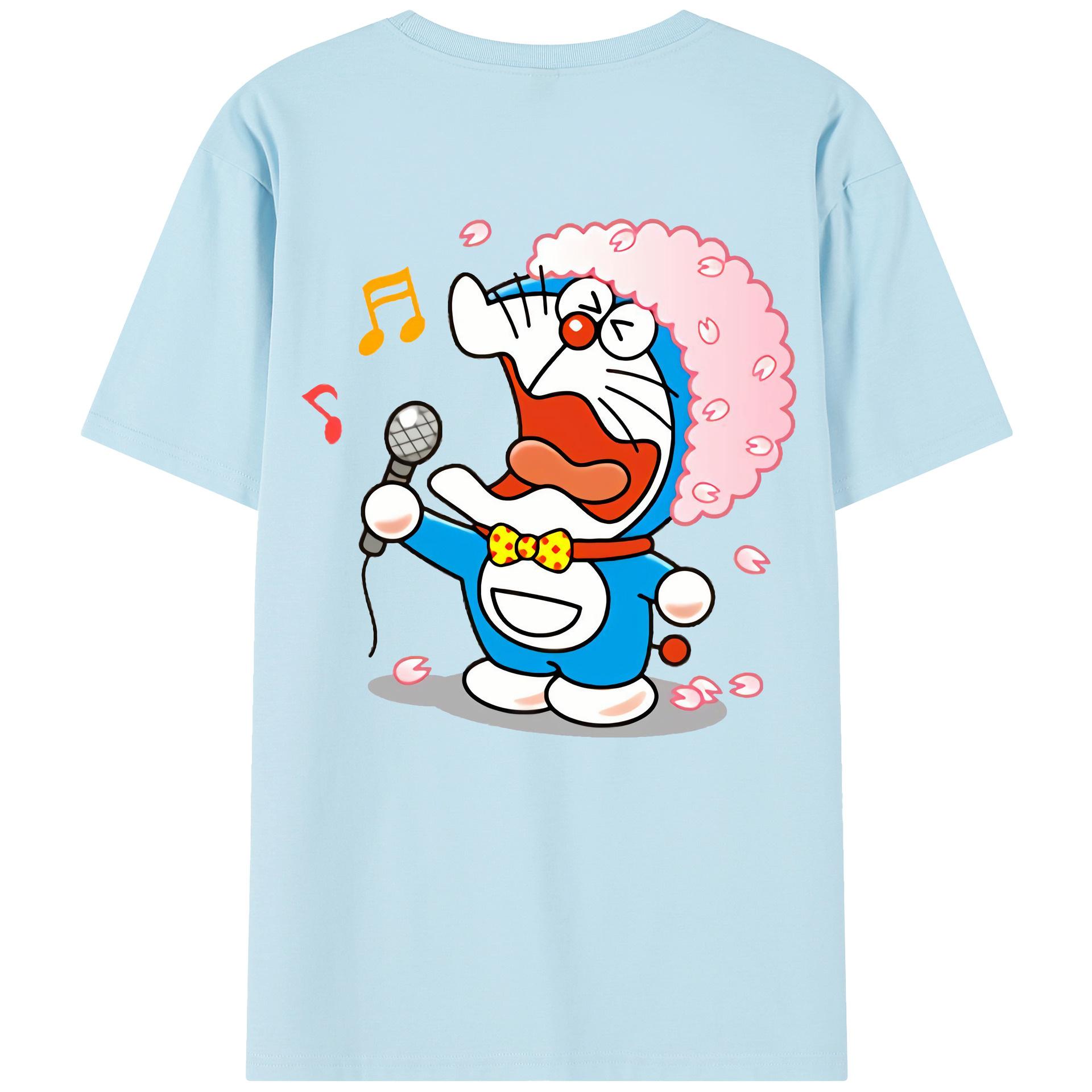 （画像用） ドラえもん Doraemon 綿100％半袖Tシャツ（背面プリント）